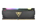 Miniatyrbild 4 av 5: Patriot Extreme Performance Viper Steel RGB - DDR4 - modul - 8 GB - DIMM 288-pin - 1600 MHz / PC4-25600 - CL18 - 1.35 V - ej buffrad - icke ECC - sva