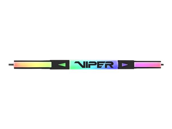 Patriot Extreme Performance Viper Steel RGB - DDR4 - modul - 8 GB - DIMM 288-pin - 1600 MHz / PC4-25600 - CL18 - 1.35 V - ej buffrad - icke ECC - sva