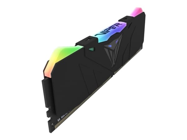 Patriot Extreme Performance Viper Steel RGB - DDR4 - modul - 8 GB - DIMM 288-pin - 1600 MHz / PC4-25600 - CL18 - 1.35 V - ej buffrad - icke ECC - sva