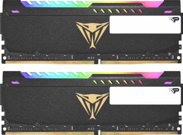 Patriot Extreme Performance Viper Steel RGB - DDR4 - sats - 64 GB: 2 x 32 GB - DIMM 288-pin - 1800 MHz / PC4-28800 - CL20 - 1.35 V - ej buffrad - ick