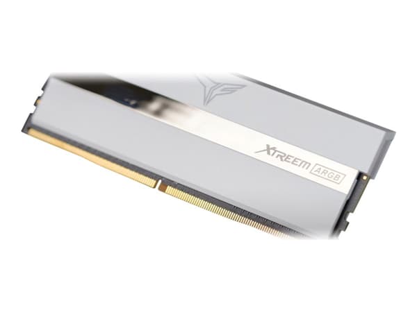 T-Force Xtreem ARGB White - DDR4 - sats - 16 GB: 2 x 8 GB - DIMM 288-pin - 3200 MHz / PC4-25600 - CL14 - 1.35 V - ej buffrad - icke ECC - vit