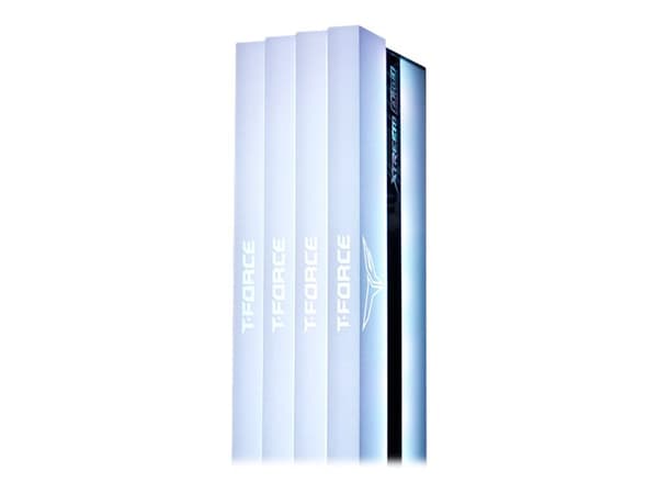 T-Force Xtreem ARGB White - DDR4 - sats - 16 GB: 2 x 8 GB - DIMM 288-pin - 3200 MHz / PC4-25600 - CL14 - 1.35 V - ej buffrad - icke ECC - vit