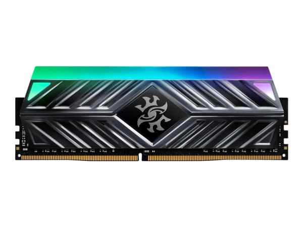 XPG SPECTRIX D41 - DDR4 - modul - 8 GB - DIMM 288-pin - 3200 MHz / PC4-25600 - CL16 - ikke-bufret - ikke-ECC - wolframgrå