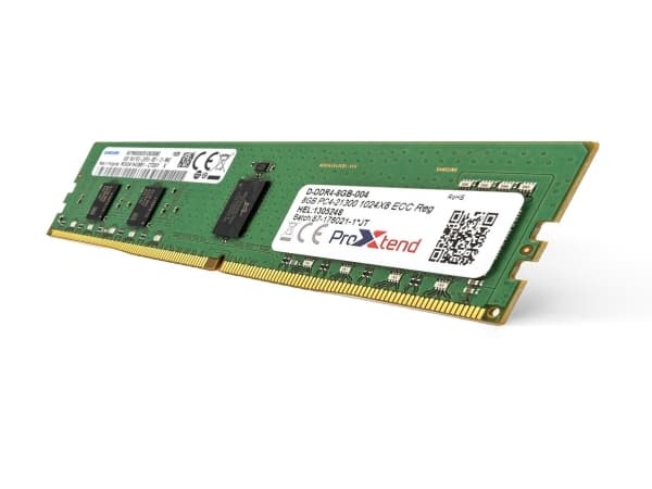 ProXtend - DDR4 - modul - 8 GB - DIMM 288-pin - 2666 MHz / PC4-21300 - CL19 - 1.2 V - registrert - ECC