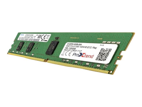 ProXtend - DDR4 - modul - 8 GB - DIMM 288-pin - 2666 MHz / PC4-21300 - CL19 - 1.2 V - registrert - ECC