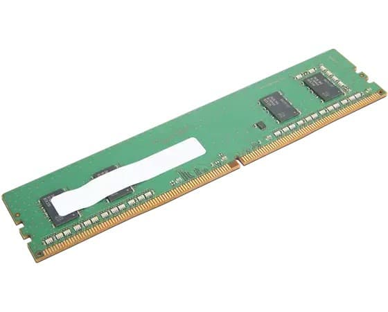 Lenovo - DDR4 - moduuli - 32 GB - DIMM 288-PIN - 3200 MHz / PC4-25600 - 1,2 V - puskuroimaton - ei-ECC - CRU, ruskea laatikko - vihreä - ThinkCentre