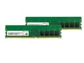 Miniatyrbilde 2 av 3: Transcend JetRAM - DDR4 - sett - 16 GB: 2 x 8 GB - DIMM 288-pin - 3200 MHz / PC4-25600 - CL22 - 1.2 V - ikke-bufret - ikke-ECC