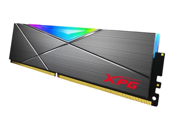 XPG SPECTRIX D50 - DDR4 - modul - 8 GB - DIMM 288-PIN - 3200 MHz / PC4-25600 - CL16 - 1,35 V - ikke bufferet - ikke-ECC - tungstengrå