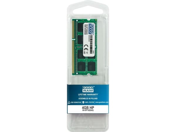 Goodram 4GB PC3-12800 minnemodul 1 x 4 GB DDR3 1600 MHz