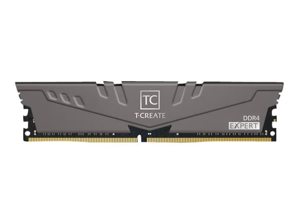 T-CREATE EXPERT OC10L - DDR4 - sett - 16 GB: 2 x 8 GB - DIMM 288-pin - 3600 MHz / PC4-28800 - CL18 - 1.35 V - ikke-bufret - ikke-ECC - titangrå