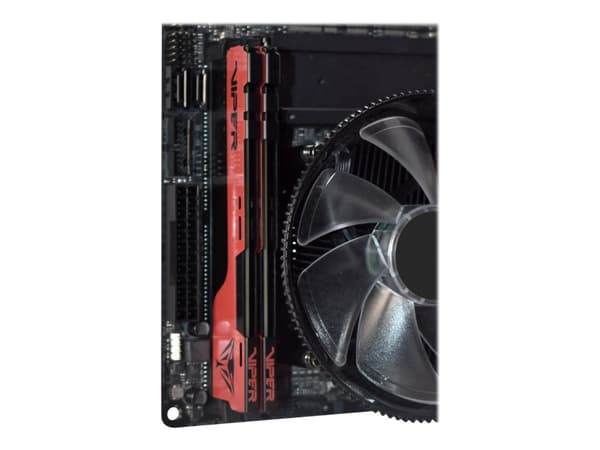 Viper Elite II - DDR4 - modul - 16 GB - DIMM 288-pin - 2000 MHz / PC4-32000 - CL20 - 1.4 V - ikke-bufret - ikke-ECC - rød, svart