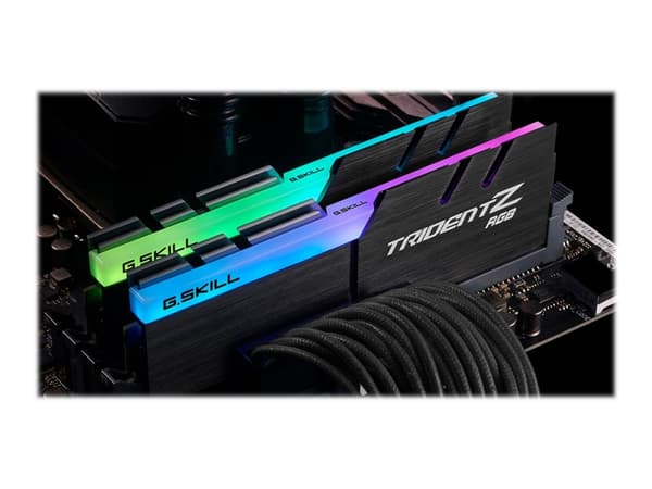 G.Skill TridentZ RGB Series - DDR4 - sats - 32 GB: 2 x 16 GB - DIMM 288-pin - 4600 MHz / PC4-36800 - CL20 - 1.5 V - ej buffrad - icke ECC