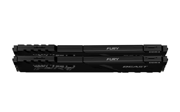 Kingston FURY Beast - DDR4 - sats - 64 GB: 2 x 32 GB - DIMM 288-pin - 3600 MHz / PC4-28800 - CL18 - 1.35 V - ej buffrad - icke ECC - svart