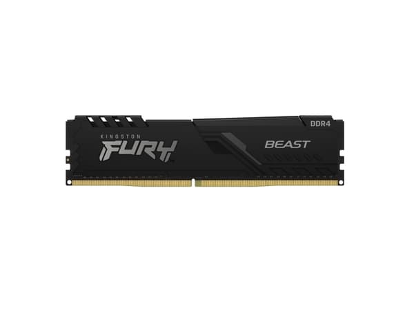Kingston FURY Beast - DDR4 - sats - 32 GB: 2 x 16 GB - DIMM 288-pin - 1600 MHz / PC4-25600 - CL16 - 1.35 V - ej buffrad - icke ECC - svart