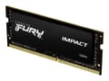 Miniatyrbilde 2 av 5: Kingston FURY Impact - DDR4 - modul - 32 GB - SO DIMM 260-pin - 1600 MHz / PC4-25600 - CL20 - 1.2 V - ikke-bufret - ikke-ECC - svart
