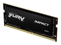 Miniatyrbilde 1 av 5: Kingston FURY Impact - DDR4 - modul - 32 GB - SO DIMM 260-pin - 1600 MHz / PC4-25600 - CL20 - 1.2 V - ikke-bufret - ikke-ECC - svart