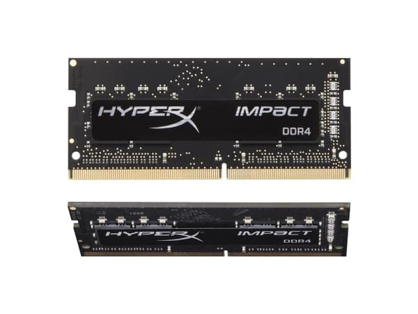 Kingston FURY Impact - DDR4 - sats - 16 GB: 2 x 8 GB - SO DIMM 260-pin - 1600 MHz / PC4-25600 - CL20 - 1.2 V - ej buffrad - icke ECC - svart
