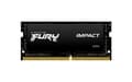 Miniatyrbilde 3 av 5: Kingston FURY Impact - DDR4 - modul - 8 GB - SO DIMM 260-pin - 3200 MHz / PC4-25600 - CL20 - 1.2 V - ikke-bufret - ikke-ECC - svart