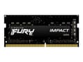 Miniatyrbilde 2 av 5: Kingston FURY Impact - DDR4 - modul - 8 GB - SO DIMM 260-pin - 3200 MHz / PC4-25600 - CL20 - 1.2 V - ikke-bufret - ikke-ECC - svart