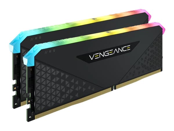 CORSAIR Vengeance RGB RS - DDR4 - sats - 64 GB: 2 x 32 GB - DIMM 288-pin - 1800 MHz / PC4-28800 - CL18 - 1.35 V - ej buffrad - icke ECC - svart