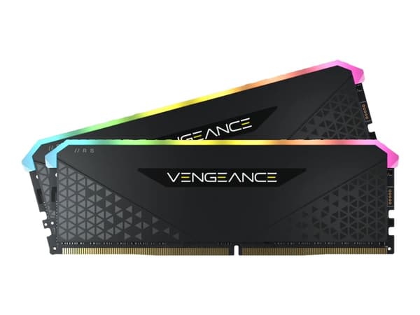 CORSAIR Vengeance RGB RS - DDR4 - sats - 64 GB: 2 x 32 GB - DIMM 288-pin - 1800 MHz / PC4-28800 - CL18 - 1.35 V - ej buffrad - icke ECC - svart