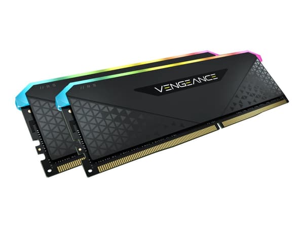 CORSAIR Vengeance RGB RS - DDR4 - sats - 64 GB: 2 x 32 GB - DIMM 288-pin - 1800 MHz / PC4-28800 - CL18 - 1.35 V - ej buffrad - icke ECC - svart