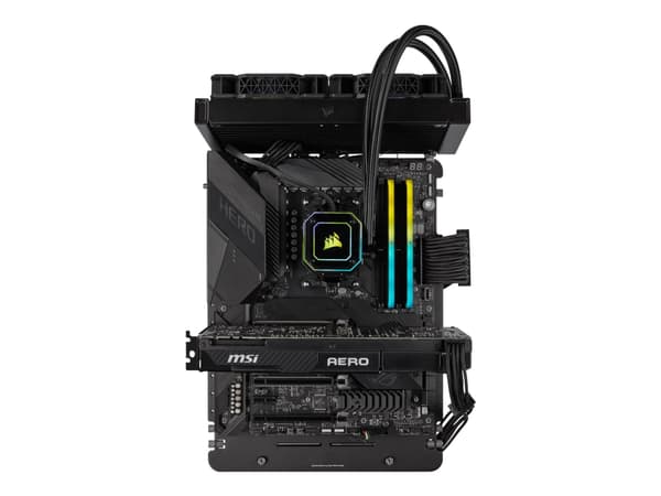 CORSAIR Vengeance RGB RS - DDR4 - sett - 16 GB: 2 x 8 GB - DIMM 288-pin - 1800 MHz / PC4-28800 - CL18 - 1.35 V - ikke-bufret - ikke-ECC - svart