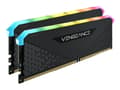 Miniatyrbilde 1 av 5: CORSAIR Vengeance RGB RS - DDR4 - sett - 16 GB: 2 x 8 GB - DIMM 288-pin - 1800 MHz / PC4-28800 - CL18 - 1.35 V - ikke-bufret - ikke-ECC - svart