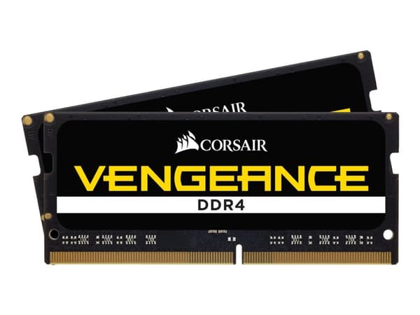 CORSAIR Vengeance - DDR4 - sett - 64 GB: 2 x 32 GB - SO DIMM 260-pin - 3200 MHz / PC4-25600 - CL22 - 1.2 V - ikke-bufret - ikke-ECC