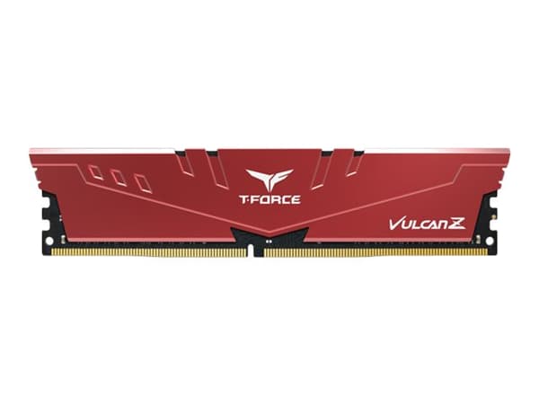 T-Force Vulcan Z - DDR4 - modul - 8 GB - DIMM 288-pin - 3200 MHz / PC4-25600 - CL16 - 1.35 V - ikke-bufret - ikke-ECC - rød