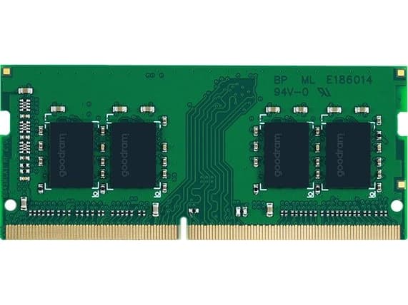 Goodram GR3200S464L22/32G, 32 Gt, 1 x 32 Gt, DDR4, 3200 Mhz, Vihreä