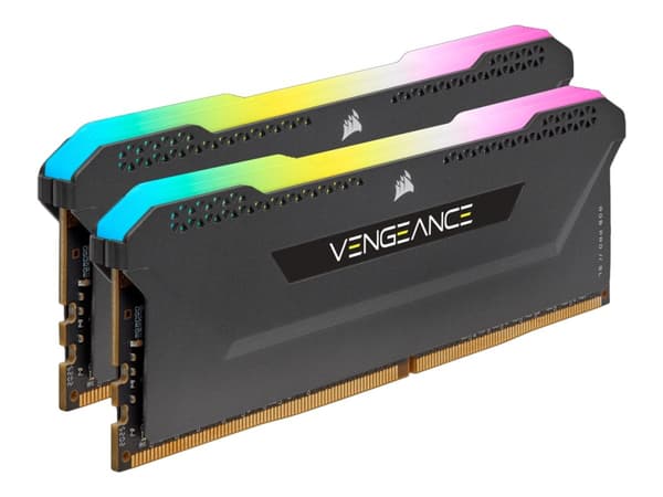 CORSAIR Vengeance RGB PRO SL - DDR4 - sats - 64 GB: 2 x 32 GB - DIMM 288-pin - 1600 MHz / PC4-25600 - CL16 - 1.35 V - ej buffrad - icke ECC - svart