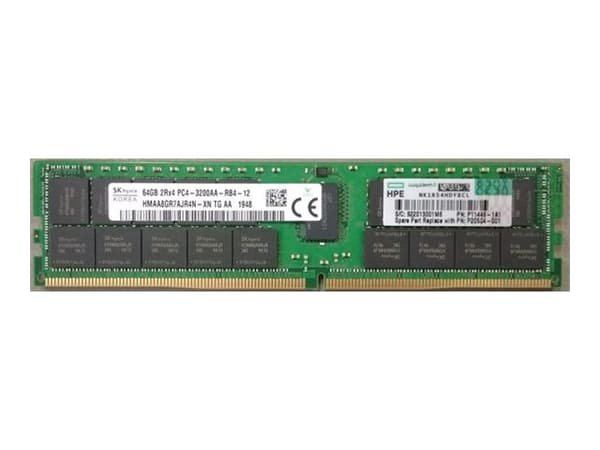 HPE SPS-DIMM,64GB PC4-3200AA-R,4Gx4