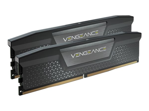 CORSAIR Vengeance - DDR5 - sett - 32 GB: 2 x 16 GB - DIMM 288-pin - 2400 MHz / PC5-38400 - CL40 - 1.1 V - ikke-bufret - ikke-ECC - svart