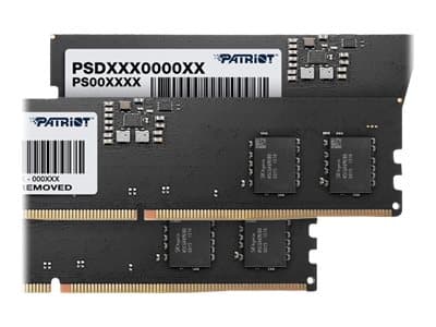 Patriot Signature Line - DDR5 - modul - 8 GB - DIMM 288-pin - 2400 MHz / PC5-38400 - CL40 - 1.1 V - ikke-bufret - on-die ECC - svart
