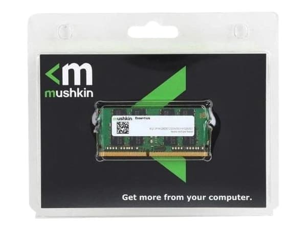 Mushkin Essentials - DDR4 - modul - 16 GB - SO DIMM 260-pin - 2933 MHz / PC4-23400 - CL21 - 1.2 V - ikke-bufret - ikke-ECC