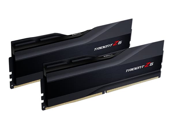 G.Skill Trident Z5 - DDR5 - sett - 32 GB: 2 x 16 GB - DIMM 288-pin - 6000 MHz / PC5-48000 - CL36 - 1.35 V - ikke-bufret - ikke-ECC - matt svart