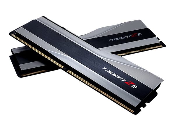 G.Skill Trident Z5 - DDR5 - sett - 32 GB: 2 x 16 GB - DIMM 288-pin - 6000 MHz / PC5-48000 - CL40 - 1.35 V - ikke-bufret - ikke-ECC - metallic sølv