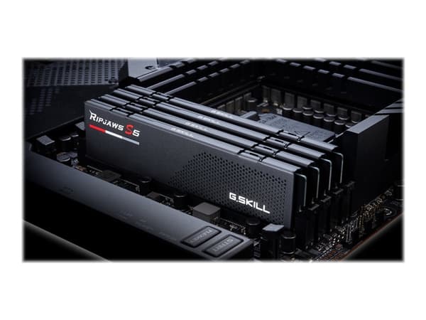 G.Skill Ripjaws S5 - DDR5 - sett - 32 GB: 2 x 16 GB - DIMM 288-pin - 2600 MHz / PC5-41600 - CL36 - 1.2 V - ikke-bufret - ikke-ECC - matt svart