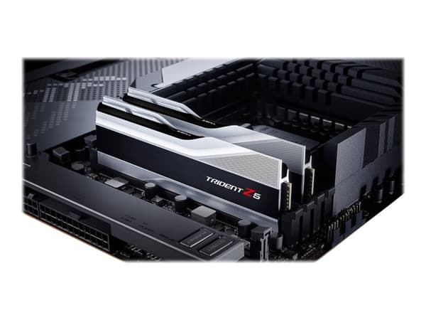 G.Skill Trident Z5 - DDR5 - sett - 32 GB: 2 x 16 GB - DIMM 288-pin - 6400 MHz / PC5-51200 - CL32 - 1.4 V - ikke-bufret - ikke-ECC - metallic sølv