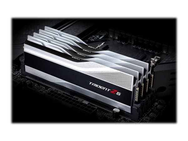 G.Skill Trident Z5 - DDR5 - sett - 32 GB: 2 x 16 GB - DIMM 288-pin - 5600 MHz / PC5-44800 - CL36 - 1.2 V - ikke-bufret - ikke-ECC - metallic sølv