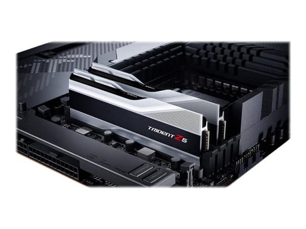 G.Skill Trident Z5 - DDR5 - sett - 32 GB: 2 x 16 GB - DIMM 288-pin - 5600 MHz / PC5-44800 - CL36 - 1.2 V - ikke-bufret - ikke-ECC - metallic sølv