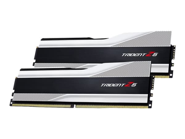 G.Skill Trident Z5 - DDR5 - sett - 32 GB: 2 x 16 GB - DIMM 288-pin - 5600 MHz / PC5-44800 - CL36 - 1.2 V - ikke-bufret - ikke-ECC - metallic sølv