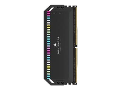 CORSAIR Dominator Platinum RGB - DDR5 - sett - 64 GB: 2 x 32 GB - DIMM 288-pin - 5200 MHz / PC5-41600 - CL40 - 1.25 V - ikke-bufret - ikke-ECC - svar