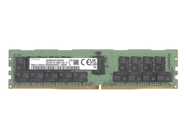 Samsung - DDR4 - modul - 32 GB - DIMM 288-pin - 3200 MHz / PC4-25600 - 1.2 V - registrert - ECC