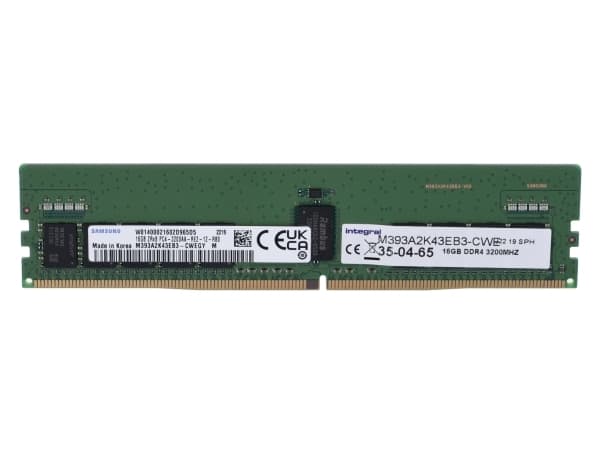 Samsung - DDR4 - modul - 16 GB - DIMM 288-pin - 3200 MHz / PC4-25600 - CL22 - 1.2 V - registrert - ECC