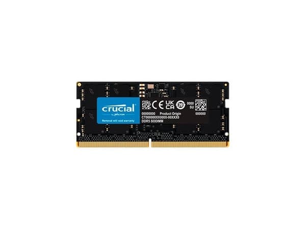 Crucial - DDR5 - modul - 16 GB - SO DIMM 262-pin - 2400 MHz / PC5-38400 - CL40 - 1.1 V - ikke-bufret - ikke-ECC