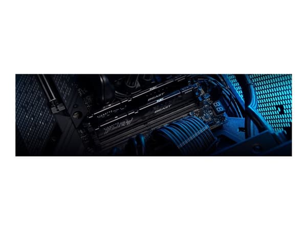 Kingston FURY Beast - DDR5 - modul - 32 GB - DIMM 288-pin - 5200 MHz / PC5-41600 - CL40 - 1.25 V - ikke-bufret - on-die ECC