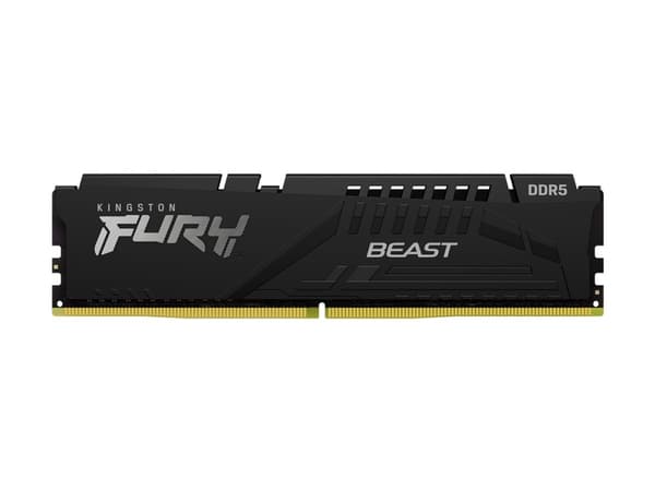 Kingston FURY Beast - DDR5 - modul - 32 GB - DIMM 288-pin - 5200 MHz / PC5-41600 - CL40 - 1.25 V - ikke-bufret - on-die ECC