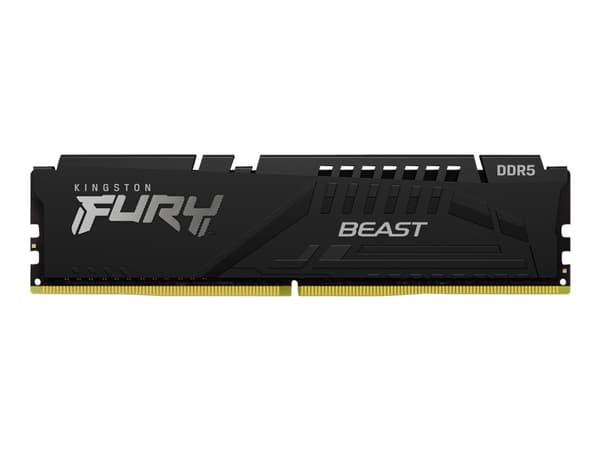 Kingston FURY Beast - DDR5 - modul - 32 GB - DIMM 288-pin - 5200 MHz / PC5-41600 - CL40 - 1.25 V - ikke-bufret - on-die ECC